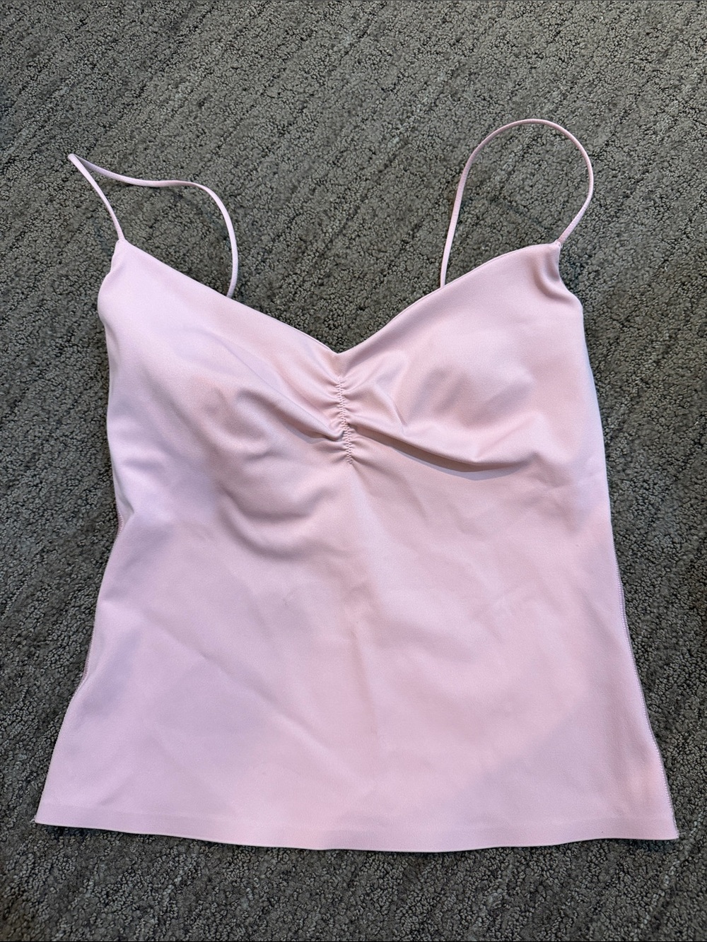 SKIMS Pink Satin-Look V-Neck Camisole